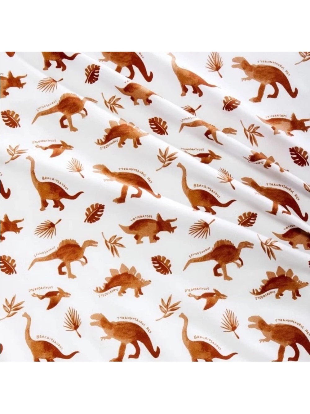 Pillowfort Watercolor Dinosaur Queen Cotton Sheet Set Discontinued NWT - Picture 3 of 11
